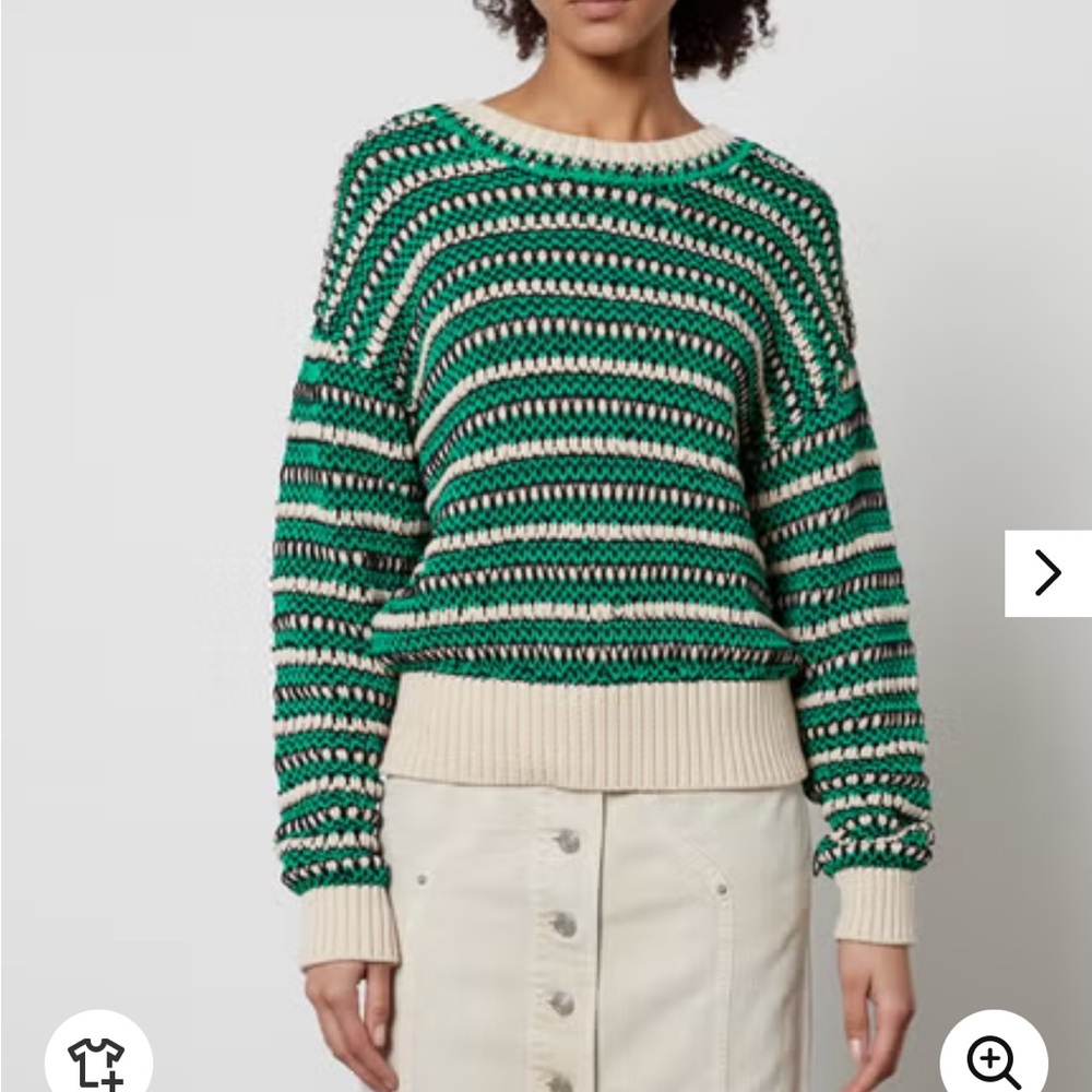 MARANT Women's ÉTOILE Hilo Striped Jumper